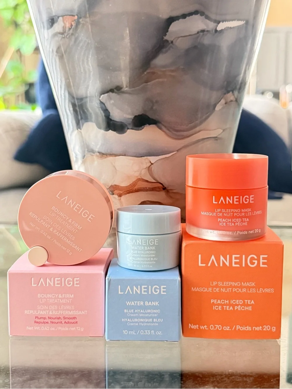 Laneige Water Bank, Lip Treatment, Lip Sleeping Mask Set